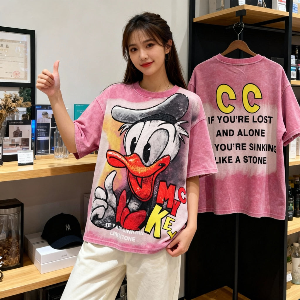 Show Off Your Disney Side with the Classic Donald Duck Tee!