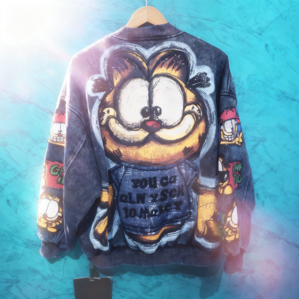 The Garfield Black Embroidered Jacket
