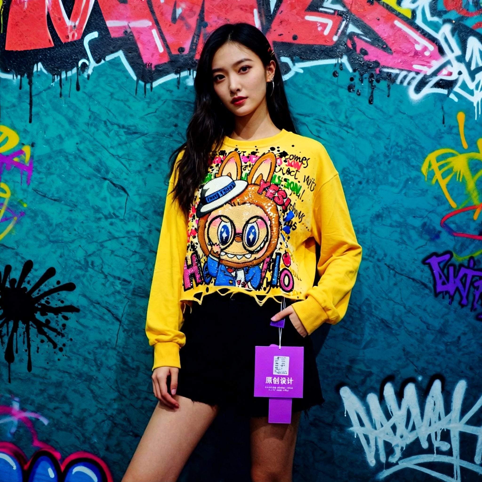 Labubu Diamond Tee