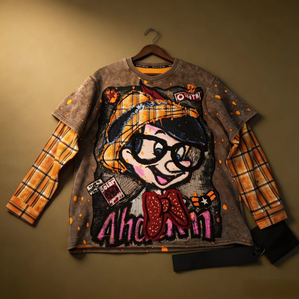 Pinocchio Exquisite Embroidery Sweatshirt