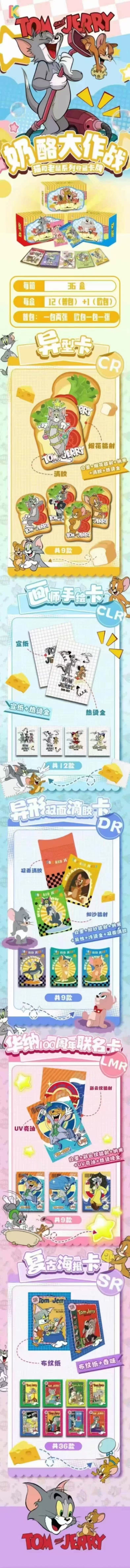 🎉 Tom and Jerry Card Collection – Classic Chaos in Every Card! 🎴🐾