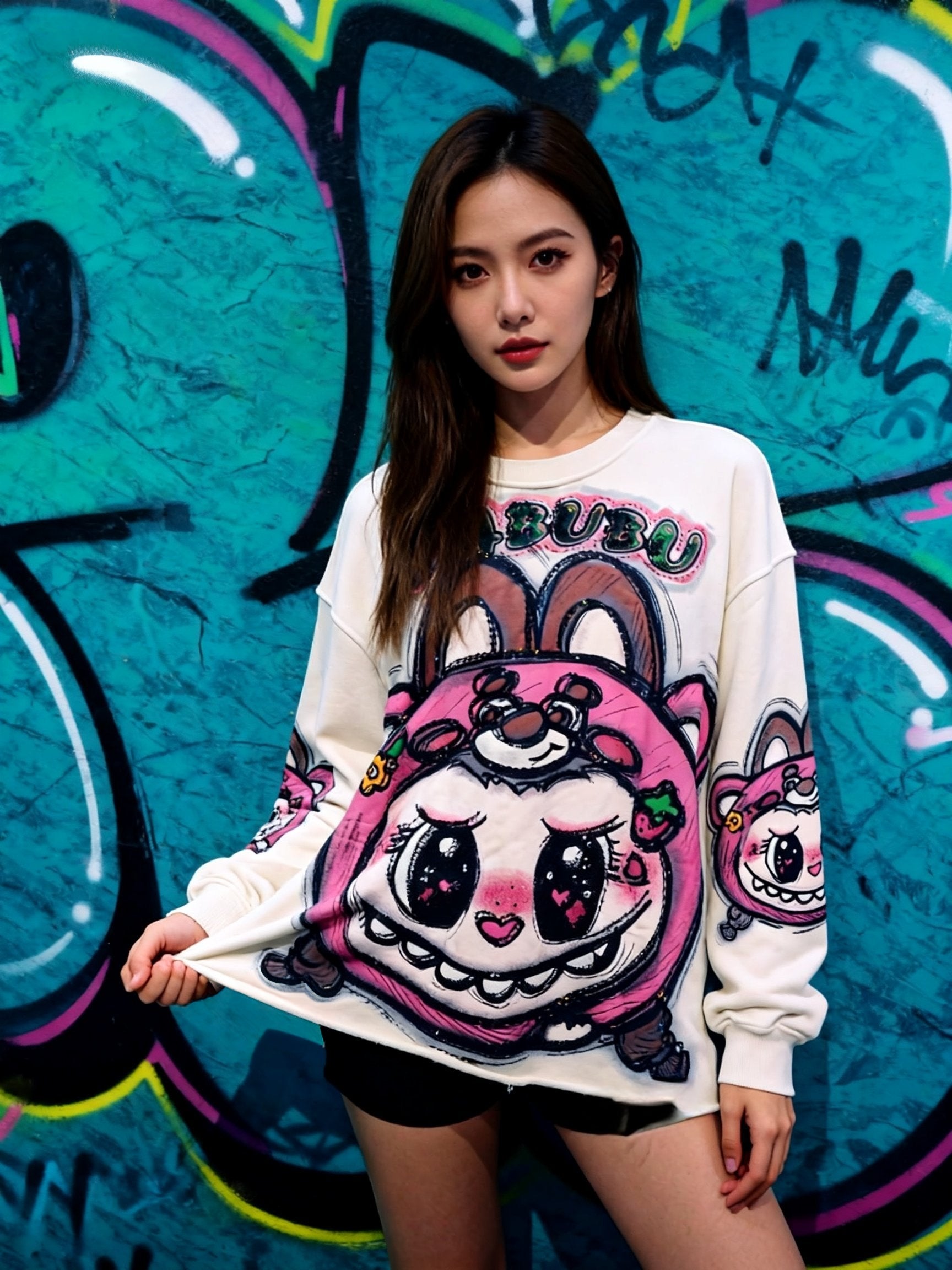 Snuggle Up in Sweetness with the Labubu Apricot Hoodie!