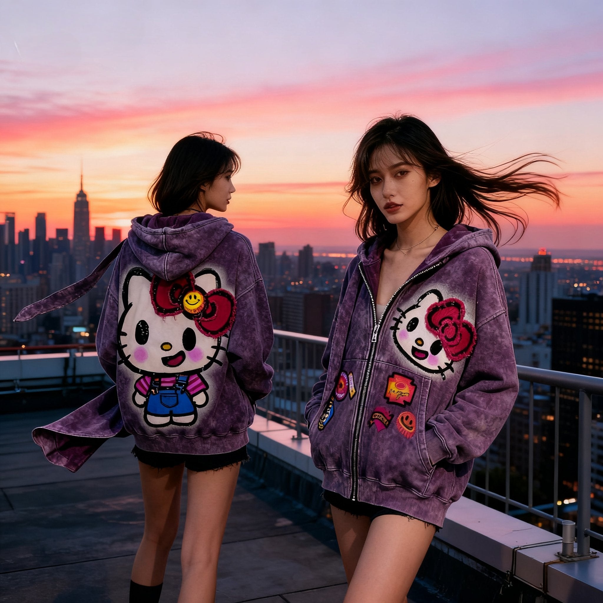 Embrace Timeless Cute: The Hello Kitty Embroidered Jacket