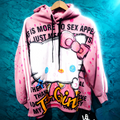 (067) Seqiuned Hello Kitty hoodie