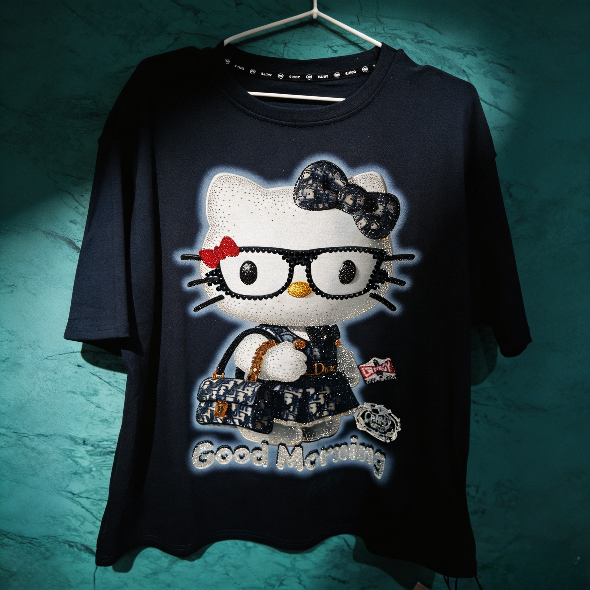 Sparkle Like Sanrio ✨ Hello Kitty Rhinestone Tee（both）
