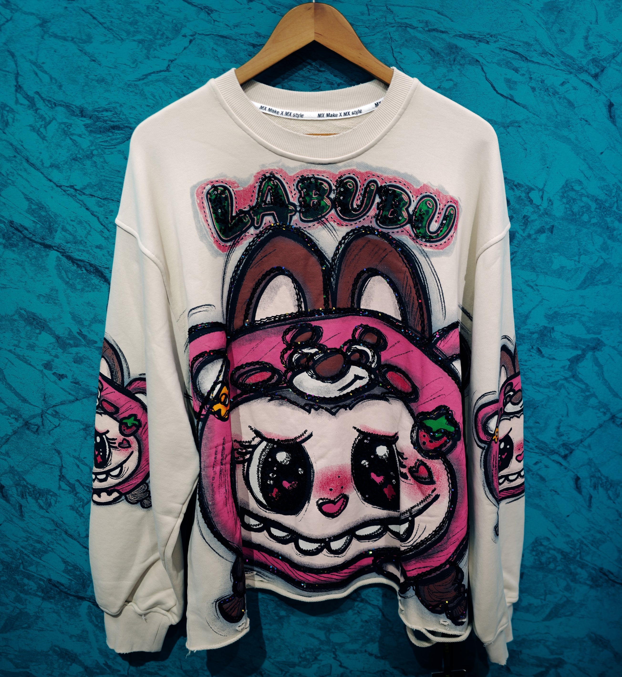 Snuggle Up in Sweetness with the Labubu Apricot Hoodie!