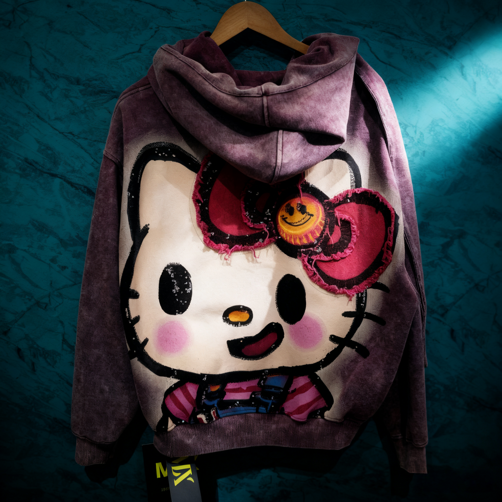 Embrace Timeless Cute: The Hello Kitty Embroidered Jacket