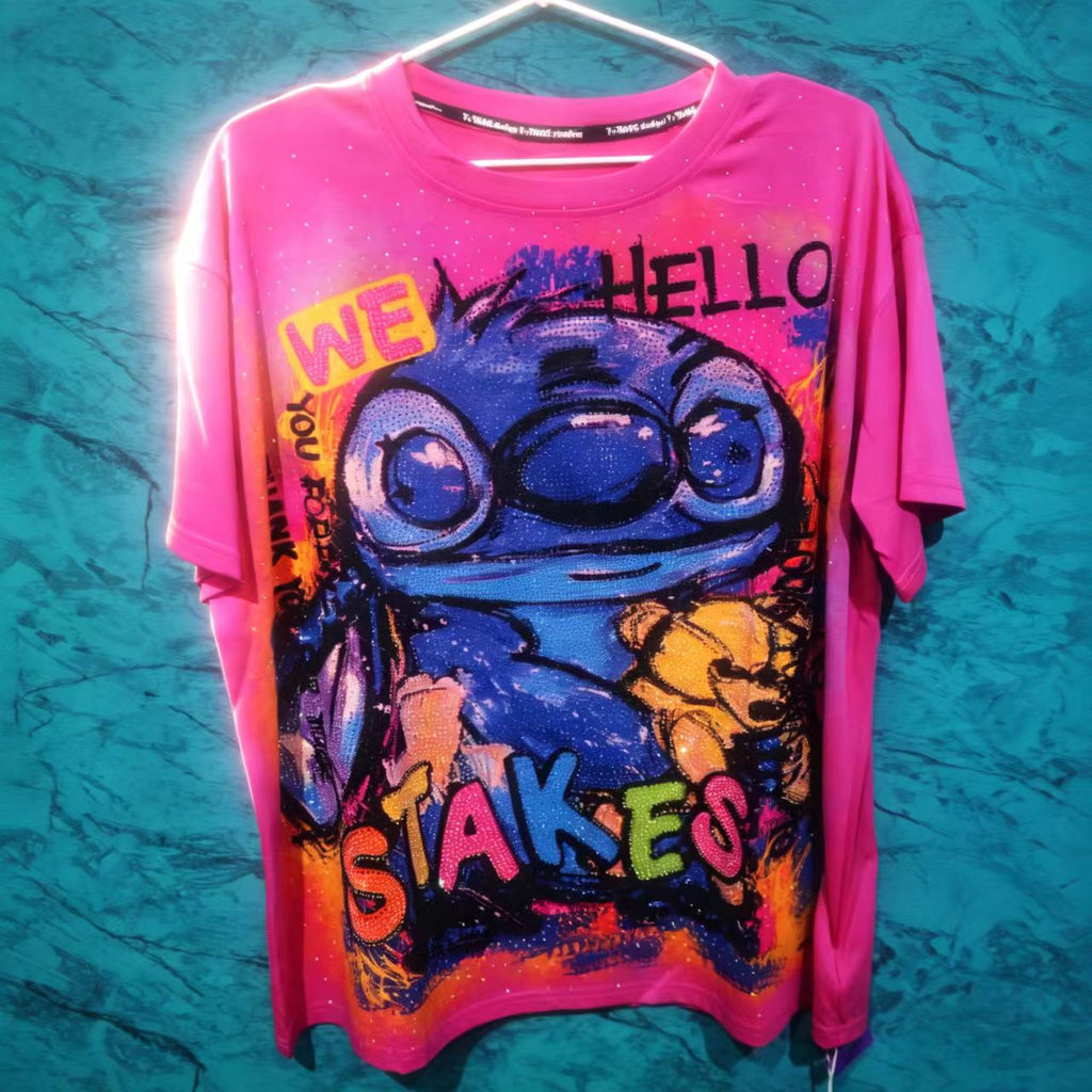 (078) Hello Stitch Tee