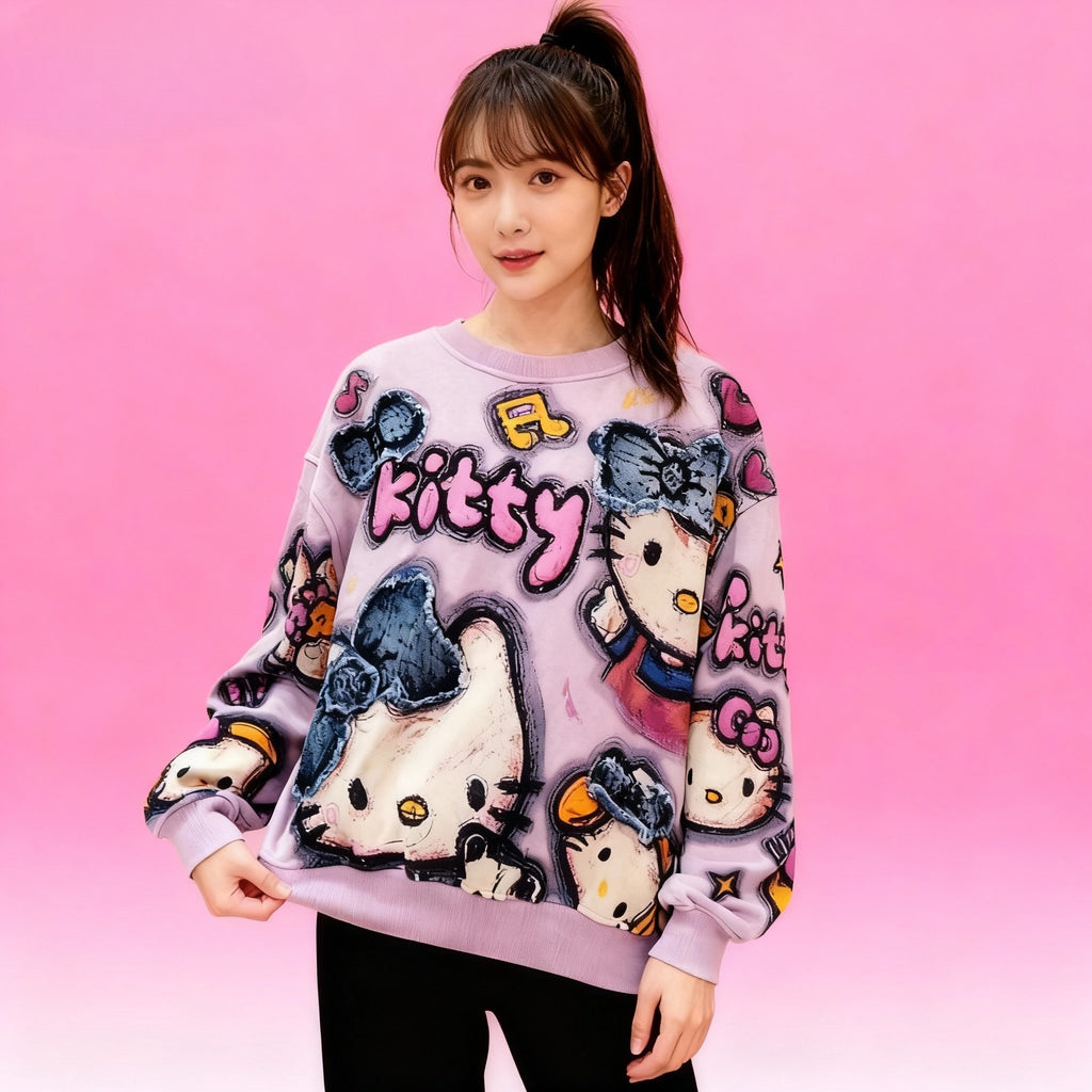 Exquisite Craftsmanship Hello Kitty Hoodie