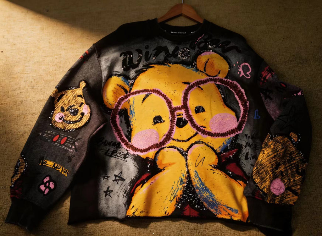 🧵 Top Picks for Embroidered Sweatshirts(Winnie the Pooh）