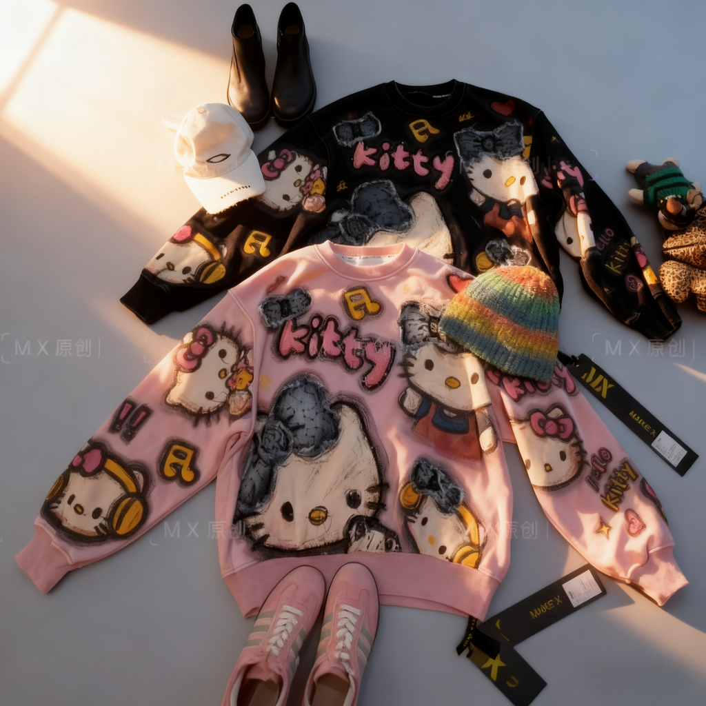 Exquisite Craftsmanship Hello Kitty Hoodie