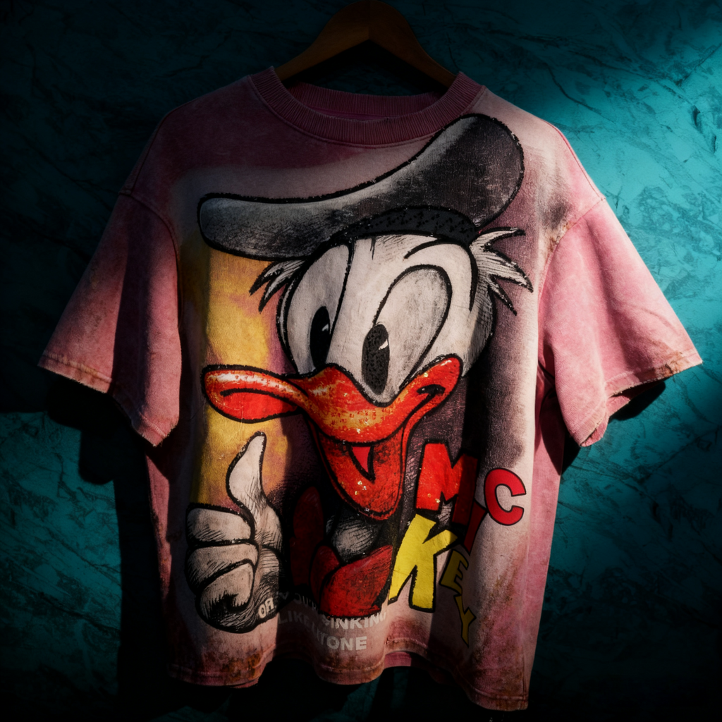 Show Off Your Disney Side with the Classic Donald Duck Tee!