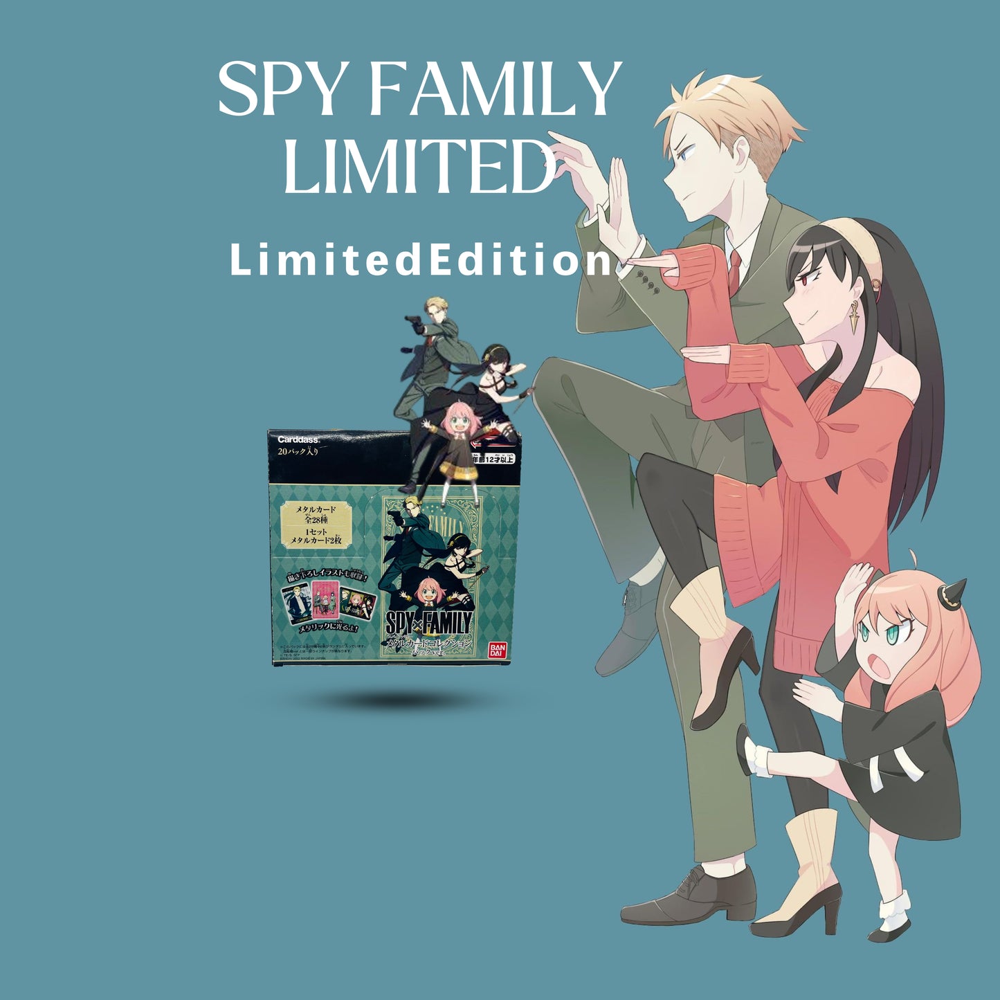 Spy Family Limited Card Collection BANDAI Original product