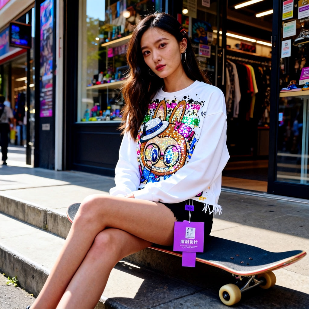 Labubu Diamond Tee