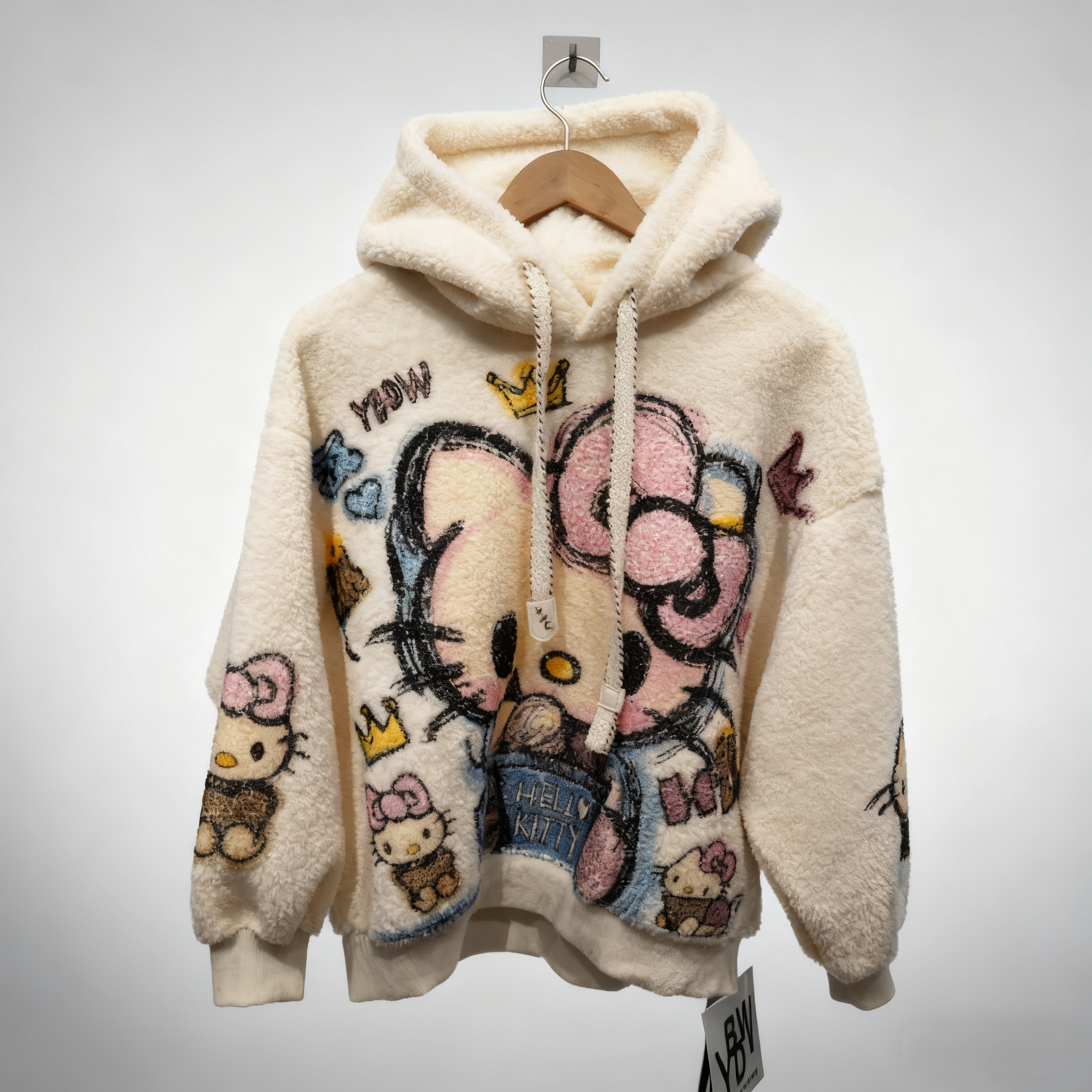 Hello Kitty Lambswool Sequin Jacket: Where Cozy Meets Dazzling