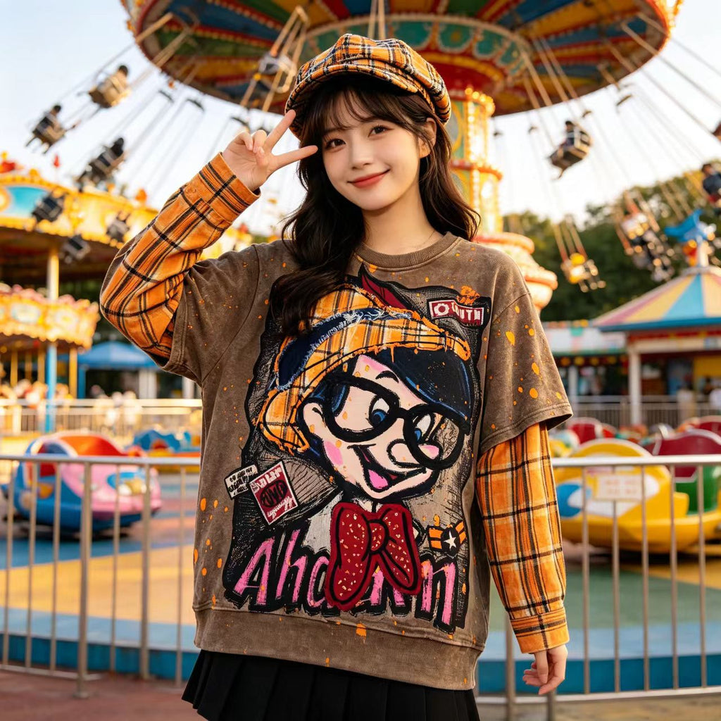 Pinocchio Exquisite Embroidery Sweatshirt